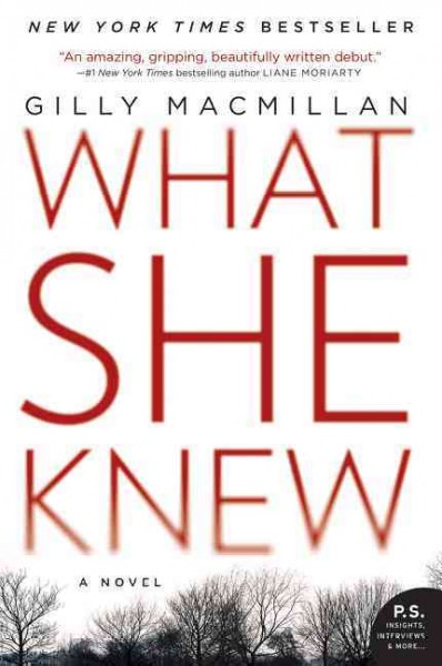 What she knew Gilly Macmillan.